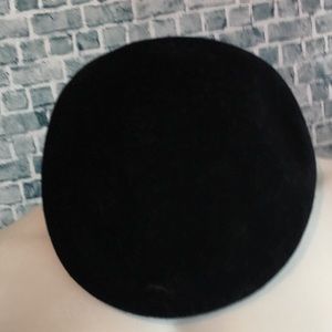 🌸Wool Croft & Barrow Black Driving Cap Hat S/M